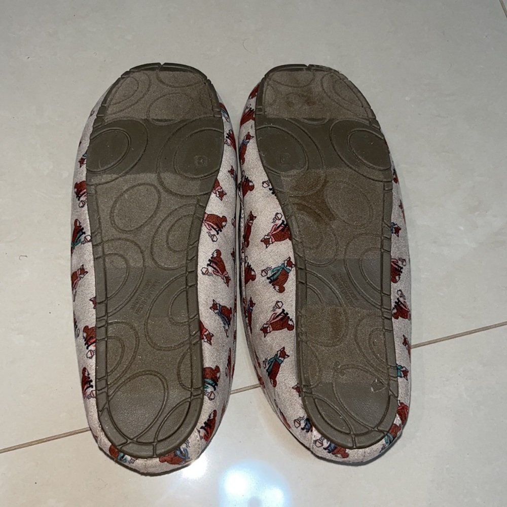 Slippers with a fox pattern - Picture 4 of 4